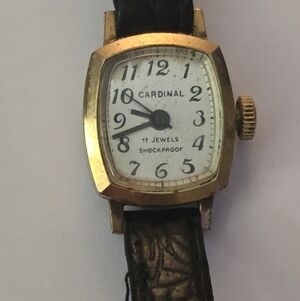 Vintage Swiss Cardinal 17Jewels Shockproof Ladies Watch
